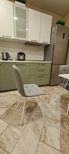 Стул на металлокаркасе Чилли зеленый / черный фото покупателя 799