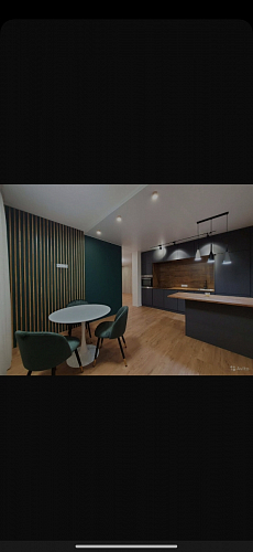 Стеклянный стол Tulip 90 black glass фото покупателя 13