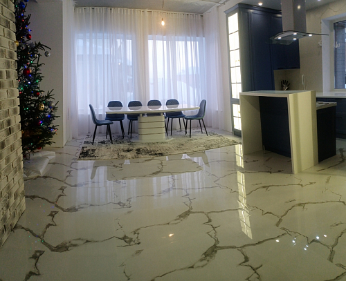 Стул на металлокаркасе Capri dark beige / white фото покупателя 45