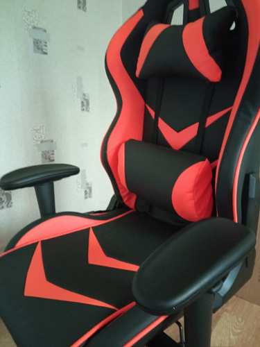 Компьютерное кресло Racer черное / оранжевое фото покупателя 103