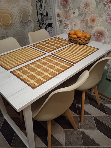 Деревянный стол Лота Лофт 140х80 черный матовый / бетон светлый фото покупателя 244