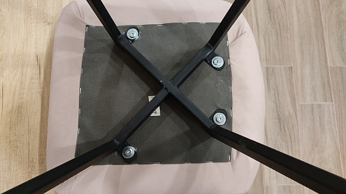 Стул на металлокаркасе Чилли светло-серый / черный фото покупателя 27