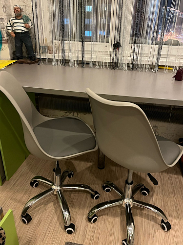 Компьютерное кресло Kolin gray / chrome фото покупателя 93