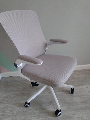 Компьютерное кресло Konfi light gray / blue / white фото покупателя 284