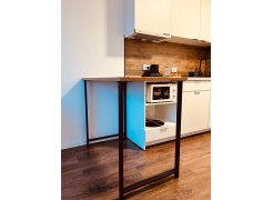 Барная стойка Дилан Лофт 120х40х90 бетон светлый фото покупателя 177