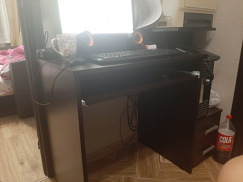 Стол компьютерный Джаз-24 правый венге фото покупателя 177