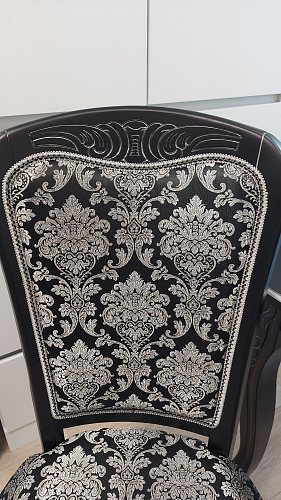 Стул Клето патина серебро / черный фото покупателя 5