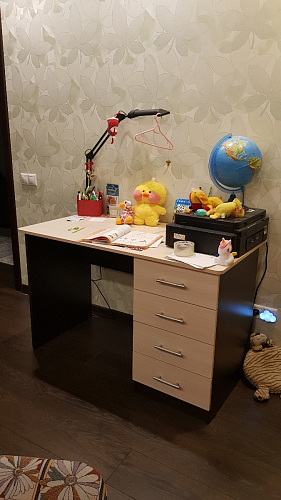 Стол письменный СП4 венге / дуб молочный фото покупателя 2