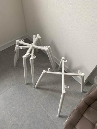 Стул на металлокаркасе Челси морская волна / черный фото покупателя 30