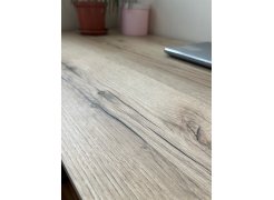 Письменный стол Битти Лофт 116х60х75 дуб вотан / черный матовый фото покупателя 99