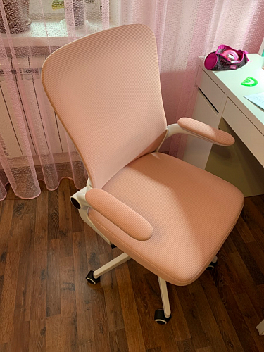 Компьютерное кресло Konfi pink / white фото покупателя 40