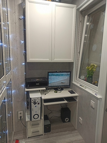 Компьютерный стол Джаз-24 левый дуб сонома фото покупателя 83