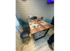 Стол Лота Лофт 140 25 мм черный матовый / бетон фото покупателя 254