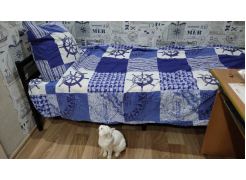 Односпальная кровать Фади 80х200 черная фото покупателя 368