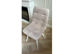 Стул на металлокаркасе Чилли синяя ткань / белый фото покупателя 224