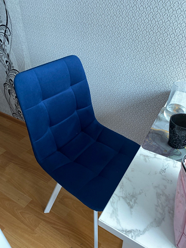 Комплект из "Стул на металлокаркасе Чилли розовый / черный каркас" 2 шт. фото покупателя 1407