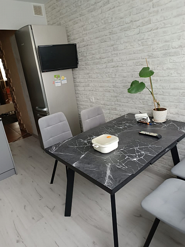 Стул на металлокаркасе Чилли К черный / зеленый фото покупателя 403