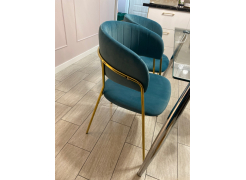 Стул на металлокаркасе Kamelia темно-серый / золотой фото покупателя 43