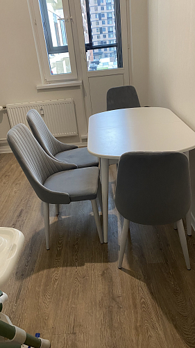 Деревянный стол Сальса белый фото покупателя 1