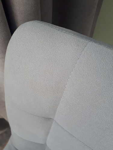 Стул на металлокаркасе Чилли синяя ткань / белый фото покупателя 1262