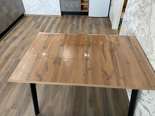 Стол Тринити Лофт 120 32 мм дуб галифакс табако / черный матовый фото покупателя 421