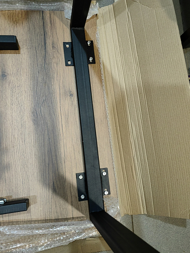 Стол Лота Лофт 120 32 мм бетон / черный матовый фото покупателя 575