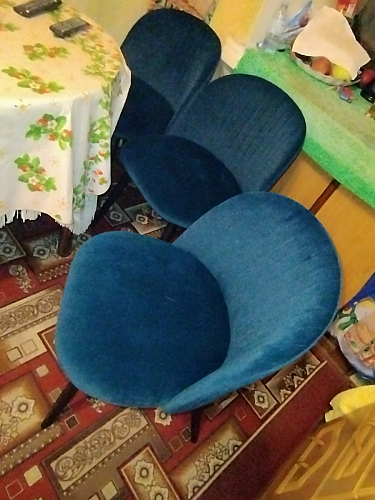 Стул на металлокаркасе Gabi-1 wine red / black фото покупателя 823