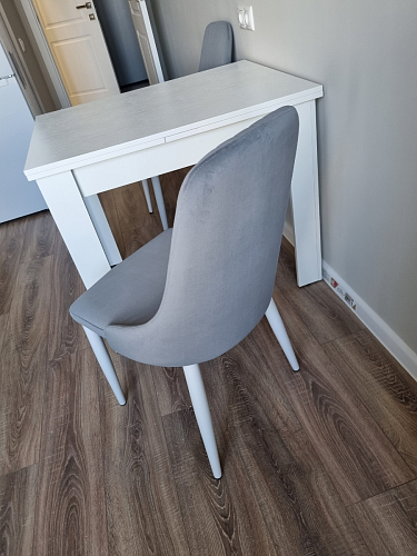 Стул на металлокаркасе Kora white / gray фото покупателя 88