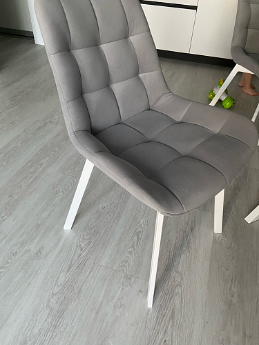 Стул на металлокаркасе Челси бирюзовый / черный фото покупателя 158