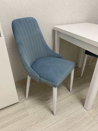 Стул на металлокаркасе Kora gray / black фото покупателя 474