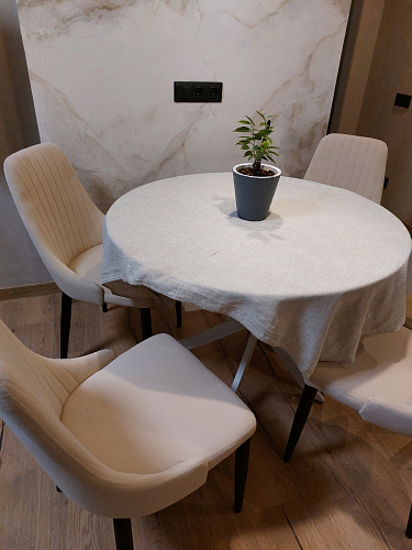 Стул на металлокаркасе Kora green / black фото покупателя 146