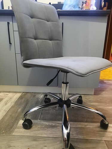 Компьютерное кресло One/Ван флок бежевый 7 фото покупателя 87