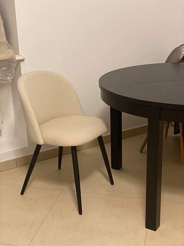 Стул на металлокаркасе Gabi gray / black фото покупателя 952