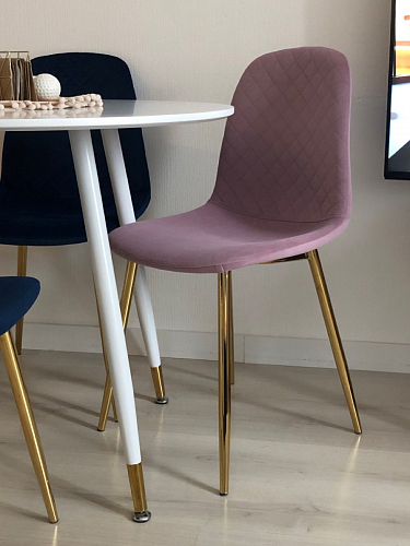 Стул на металлокаркасе Dabl 01 champagne / gold фото покупателя 110