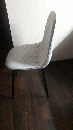 Стул на металлокаркасе Capri dark beige / white фото покупателя 108