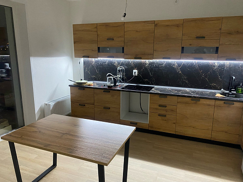 Стол Лота Лофт 120 32 мм бетон / черный матовый фото покупателя 494