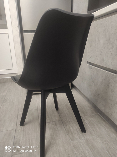 Деревянный стул Bonuss dark gray / black фото покупателя 97