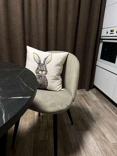 Стул на металлокаркасе Gabi gray / black фото покупателя 265