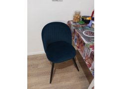 Стул на металлокаркасе Gabi 1 gray / black фото покупателя 298