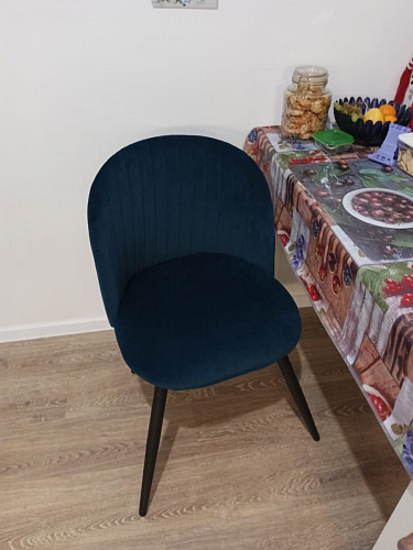 Стул на металлокаркасе Gabi 1 light purple / black фото покупателя 298