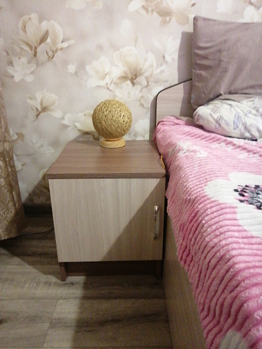 Тумба прикроватная Бася ТБ-551 ясень шимо светлый фото покупателя 8