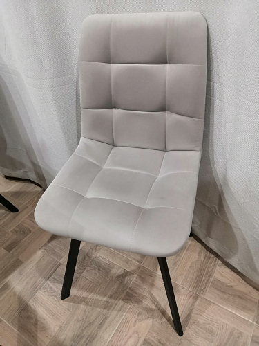 Стул на металлокаркасе Чилли черный / зеленый фото покупателя 985