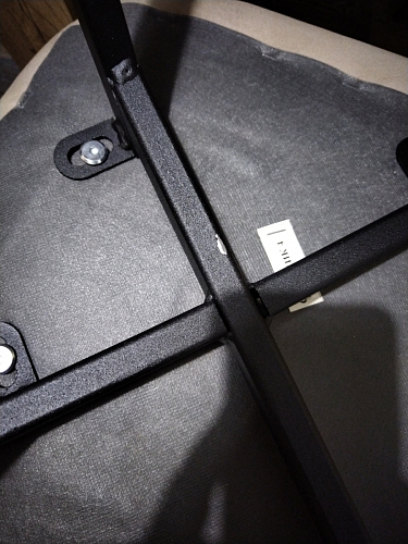 Стул на металлокаркасе Чилли К светло-серый велюр / черный каркас фото покупателя 588