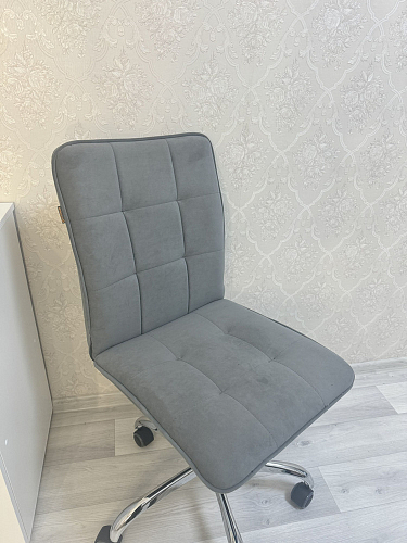 Компьютерное кресло One/Ван флок молочный 4 фото покупателя 111