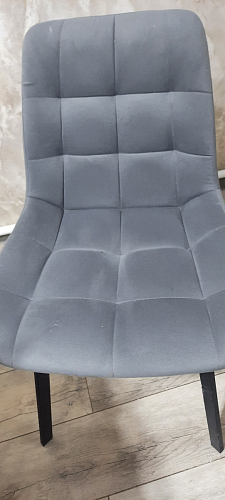 Стул на металлокаркасе Челси велюр коричневый / черный каркас фото покупателя 244