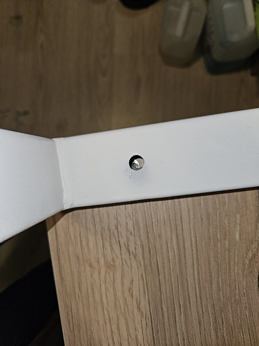 Письменный стол Битти Лофт 116х60х75 дуб делано светлый / белый матовый фото покупателя 119