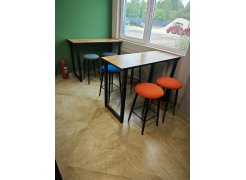 Полубарный стул Гангток катания сильвер / черный матовый фото покупателя 3