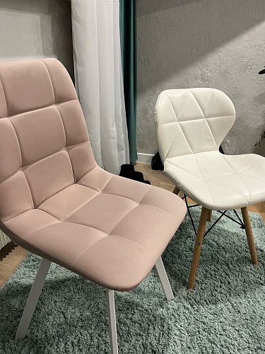 Комплект стульев Чилли 4 шт темно-серый / черный фото покупателя 96