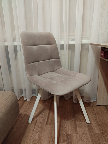 Стул на металлокаркасе Чилли зеленый / черный фото покупателя 925