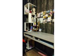 Письменный стол Леон Лофт бетон / черный матовый фото покупателя 72